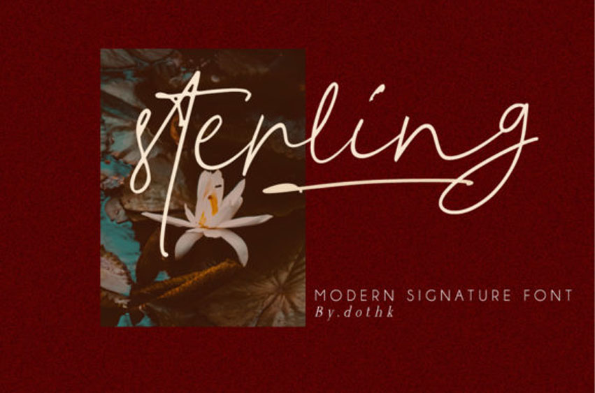 Sterling Signature Font