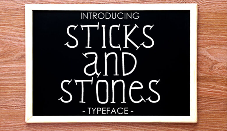 Sticks and Stones Font