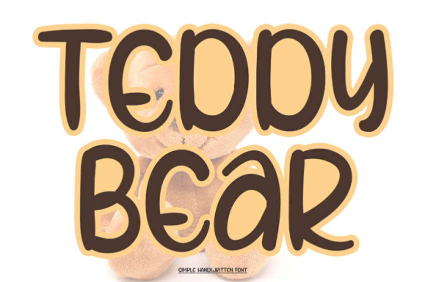 Teddy Bear Font