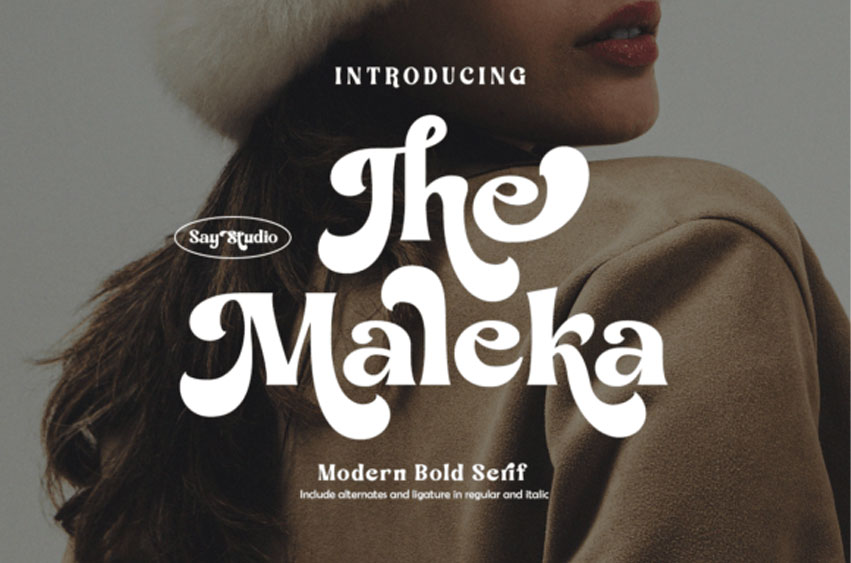 The Maleka Font