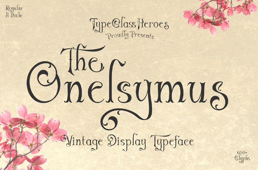 The Onelsymus Font