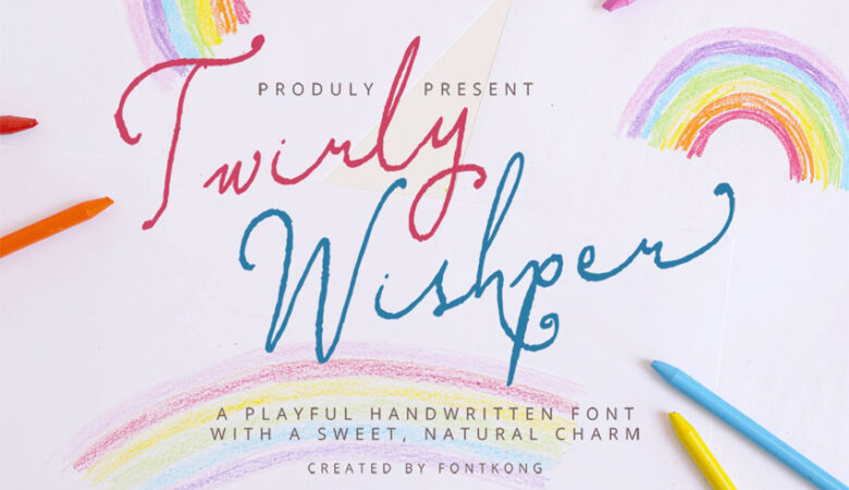 Twirly Whisper Font