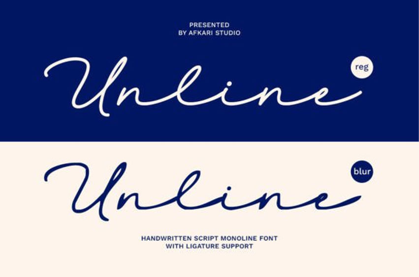 Unline Font