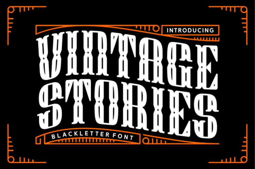 Vintage Stories Font