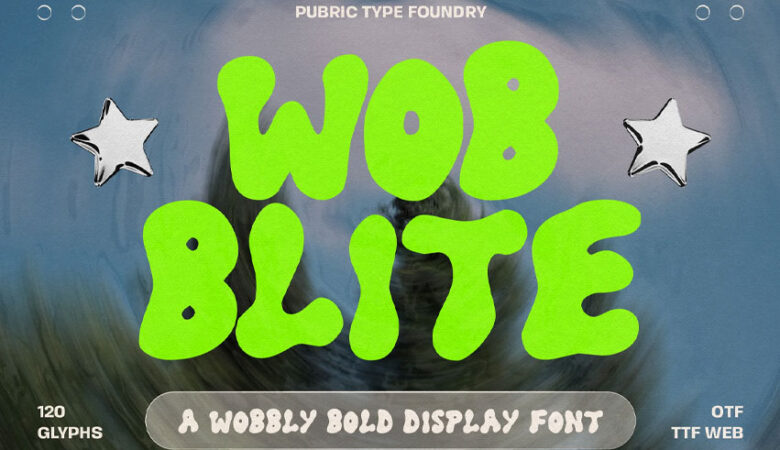 Wobblite Font