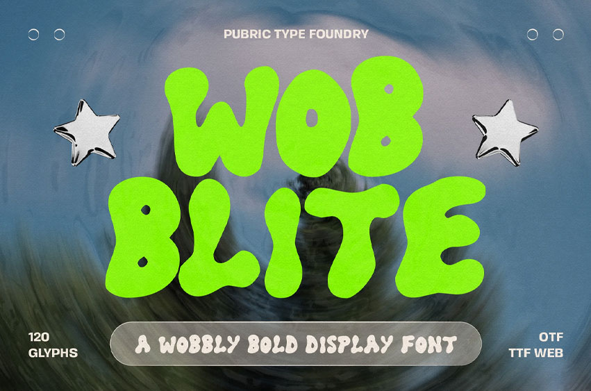 Wobblite Font