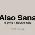 Also Sans Font