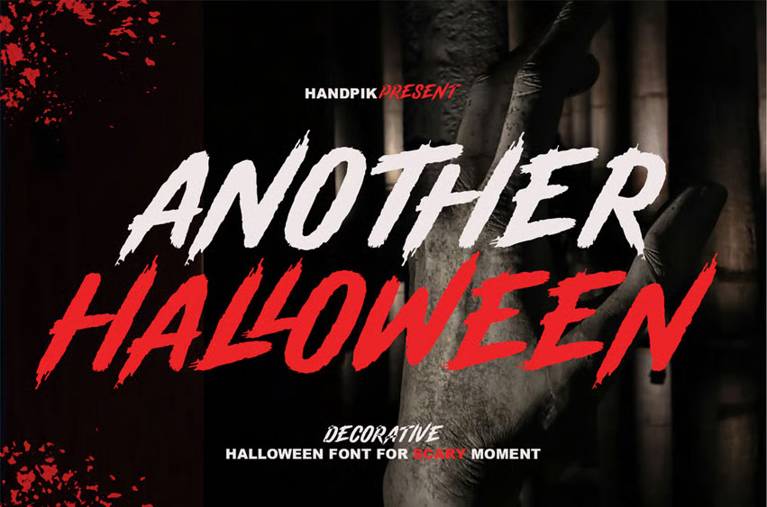 Another Halloween Font
