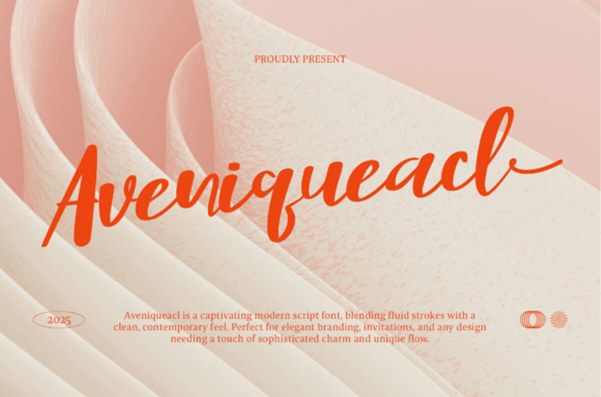 Aveniqueacl Regular Font