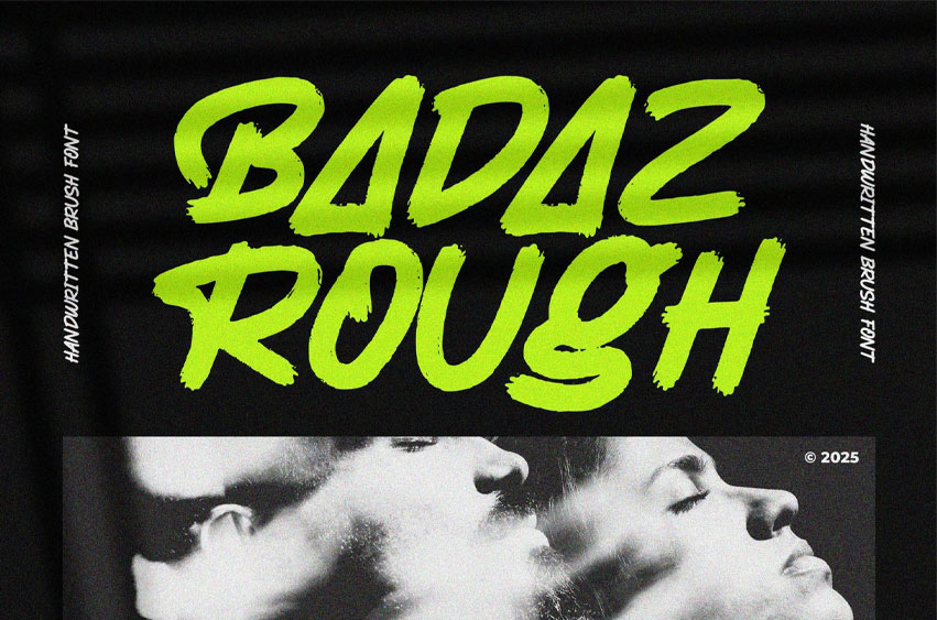 Badaz Rough Font