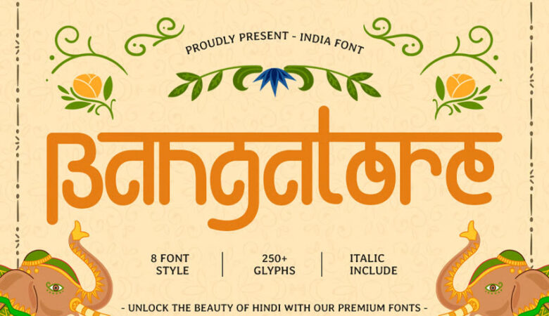 Bangalore Font