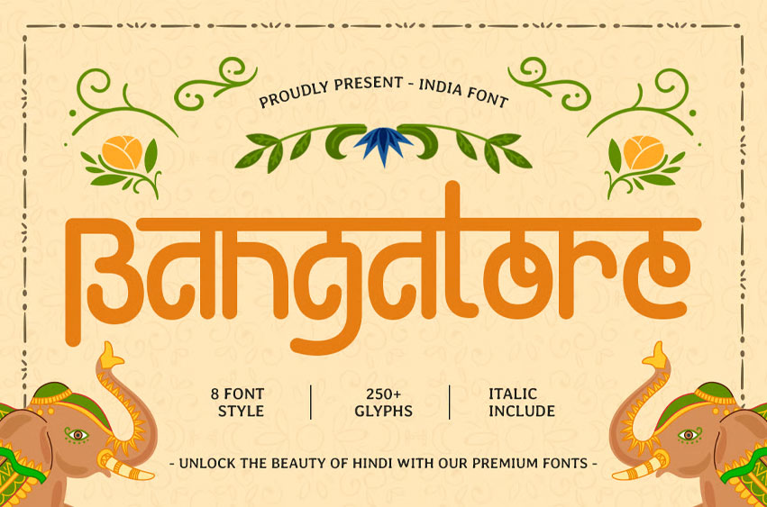Bangalore Font