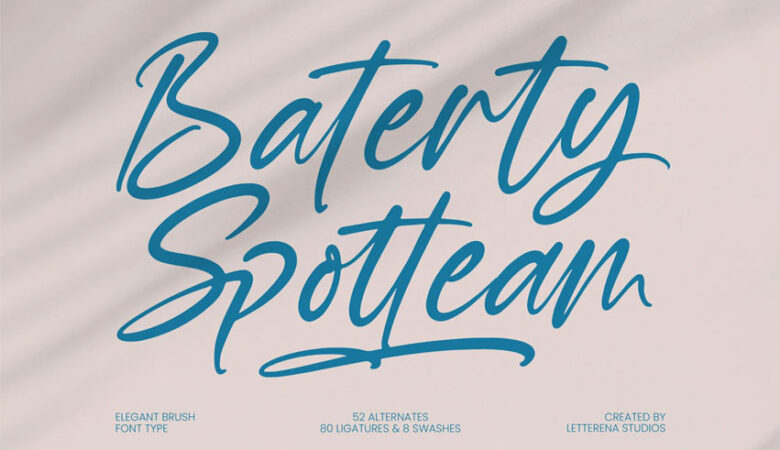 Baterty Spotteam Font