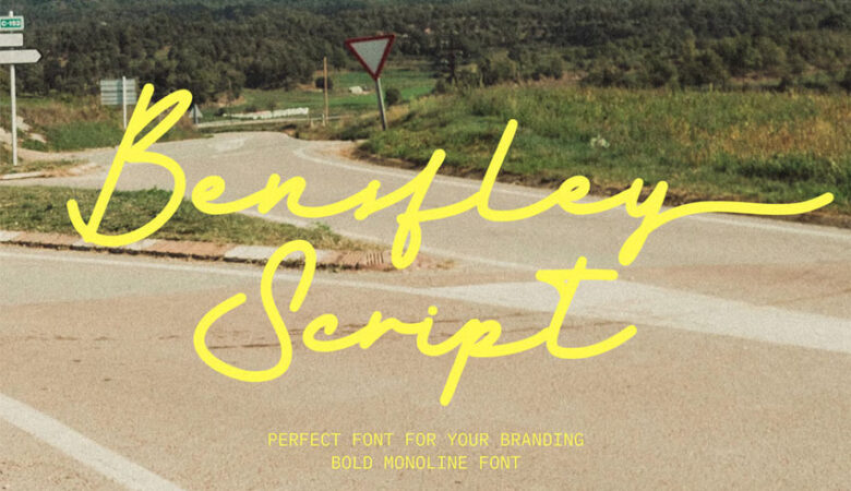 Bensfley Script Font