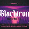 Blackiron Font