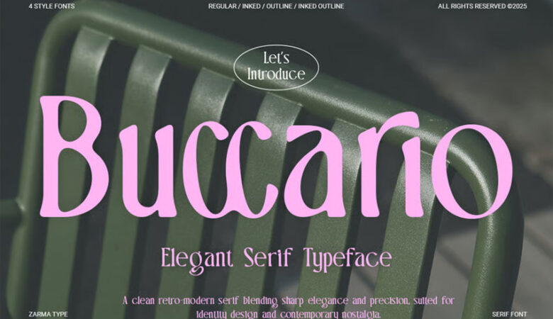Buccario Font