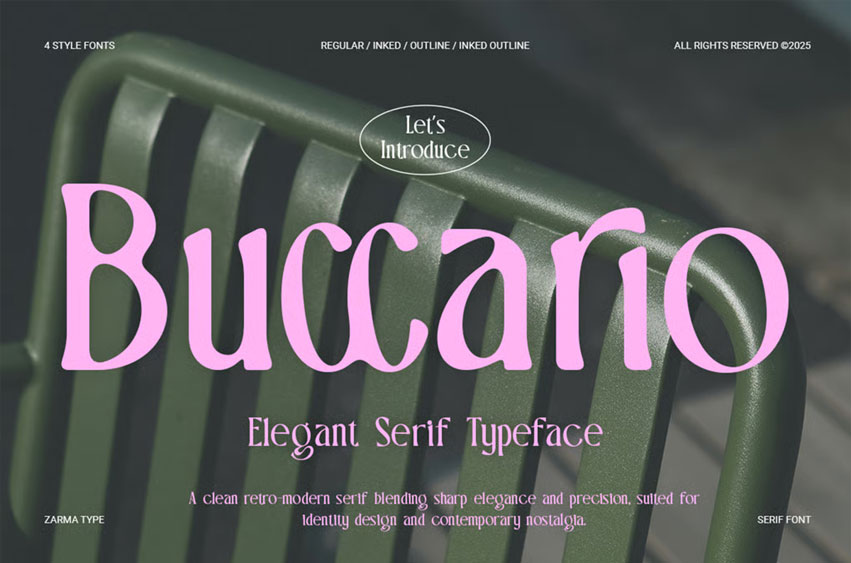 Buccario Font