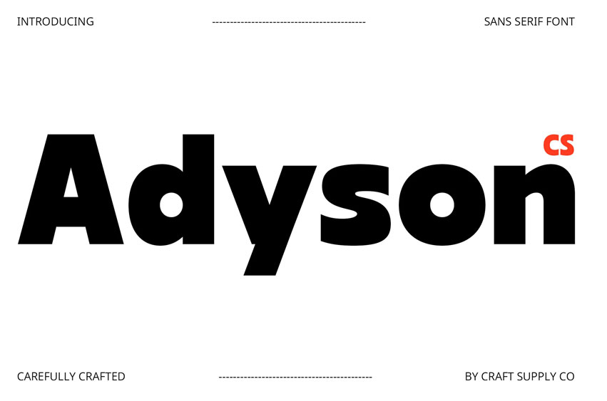 CS Adyson Font