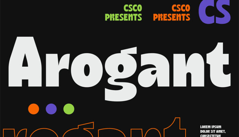 CS Arogant Font