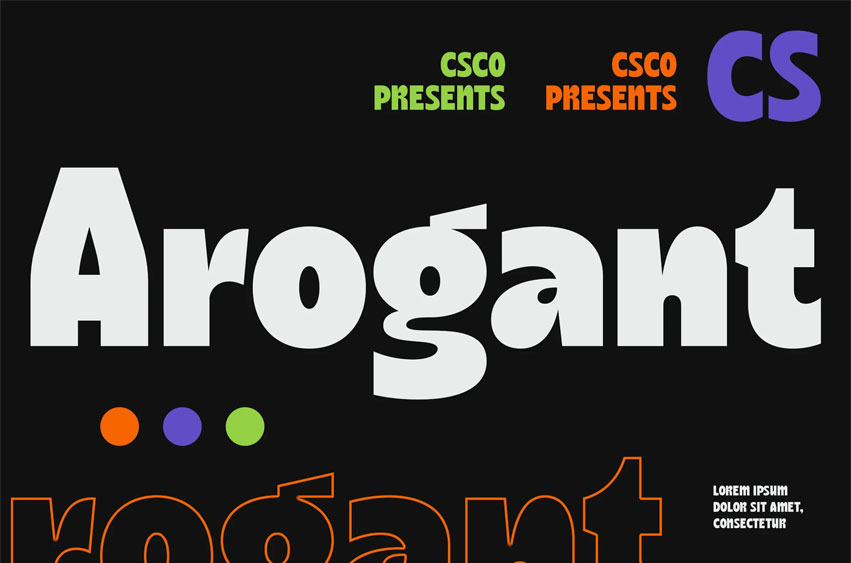 CS Arogant Font
