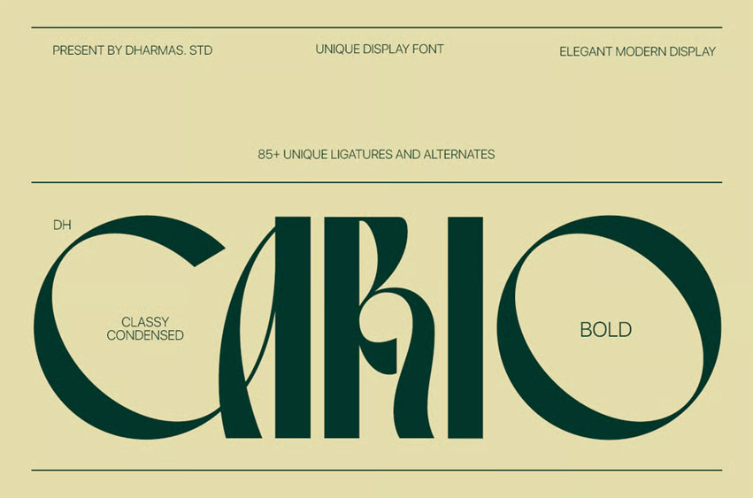 Cario Bold Font