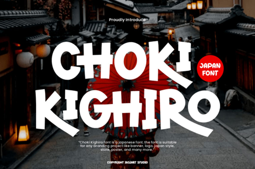 Choki Kighiro Font