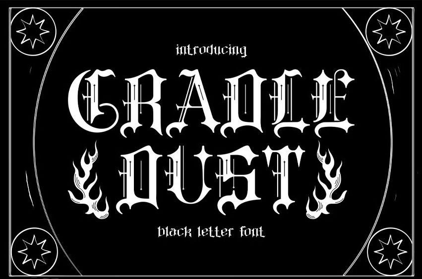 Cradle Dust Font