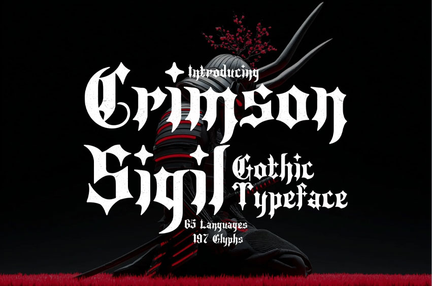 Crimson Sigil Font
