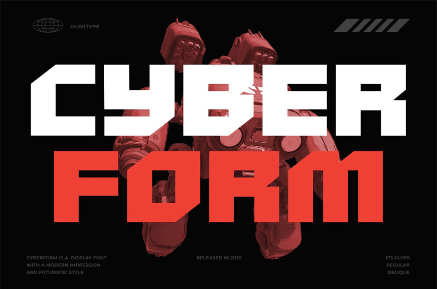 Cyberform Font