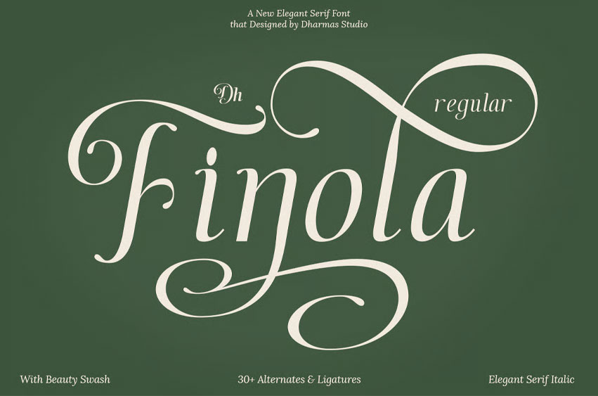 Dh Finola Regular Font