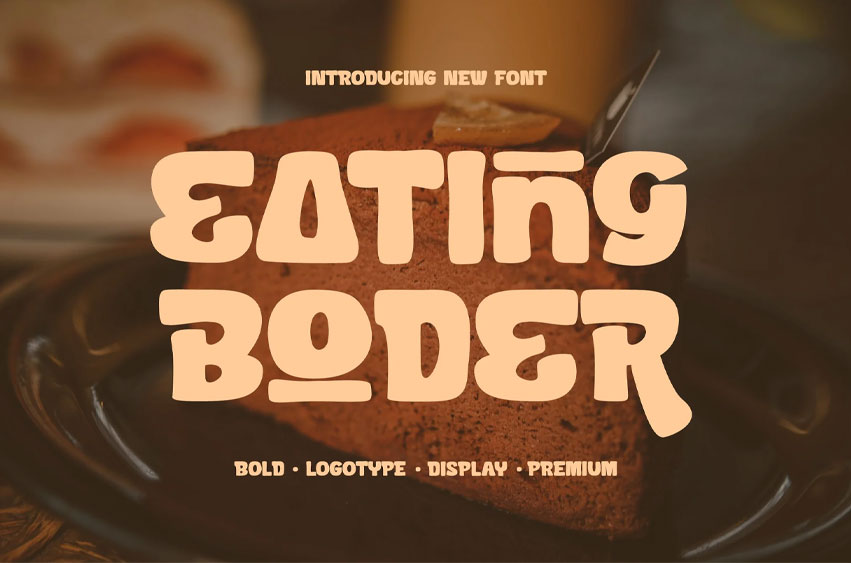 Eating Boder Font