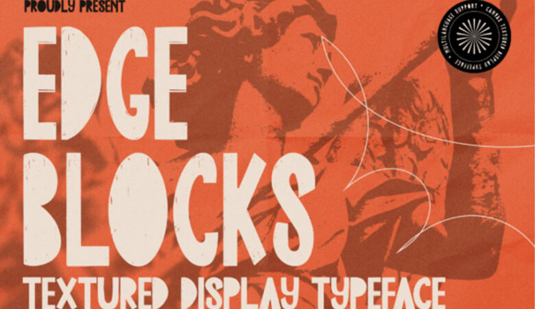 Edge Blocks Font