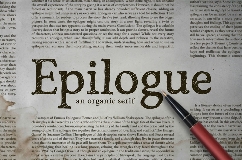 Epilogue Font