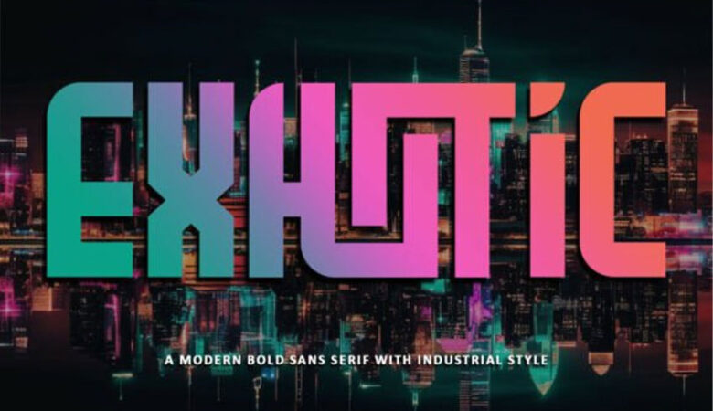 Exhotic Regular Font