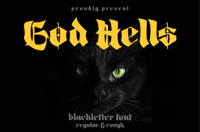 God Hells Font