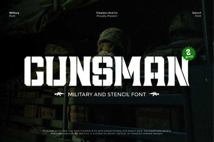 Gunsman Font