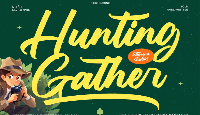 Hunting Gather Font