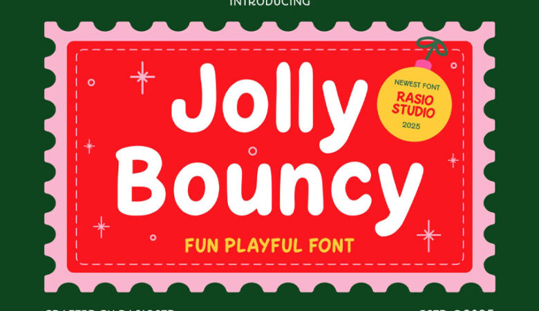 Jolly Bouncy Font