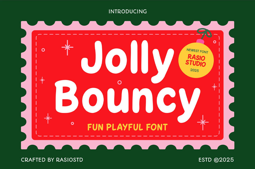 Jolly Bouncy Font