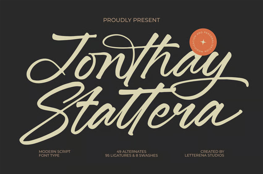 Jonthay Stattera Font