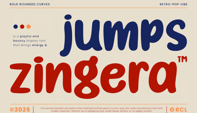 Jump Zingera Font