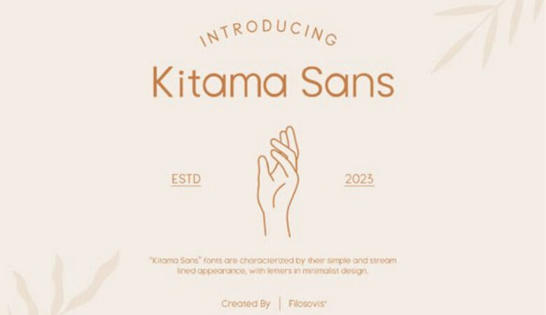 Kitama Sans Font