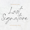 Last Signature Font