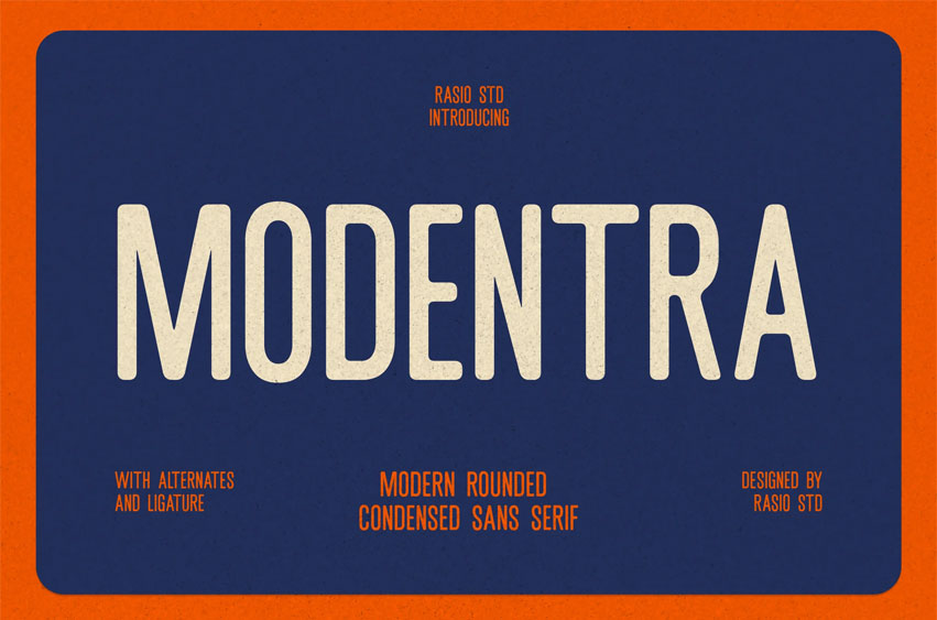 Modentra Font