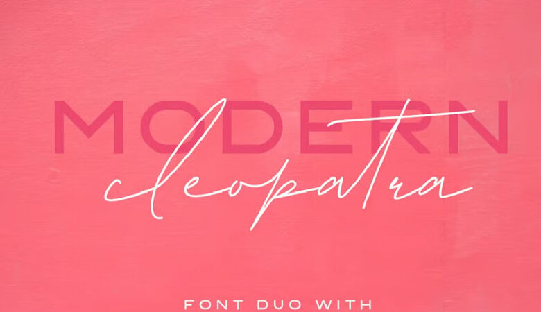 Modern Cleopatra Font