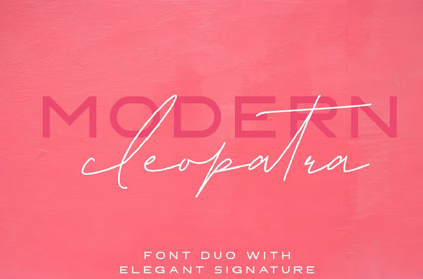 Modern Cleopatra Font