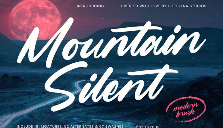 Mountain Silent Font