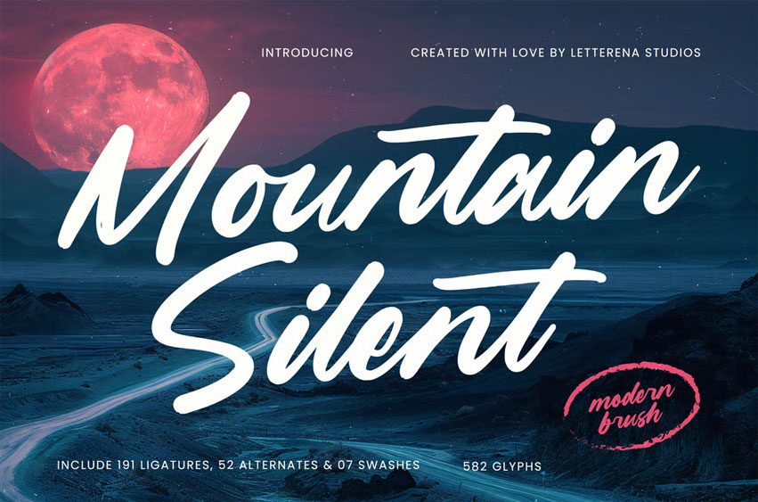 Mountain Silent Font