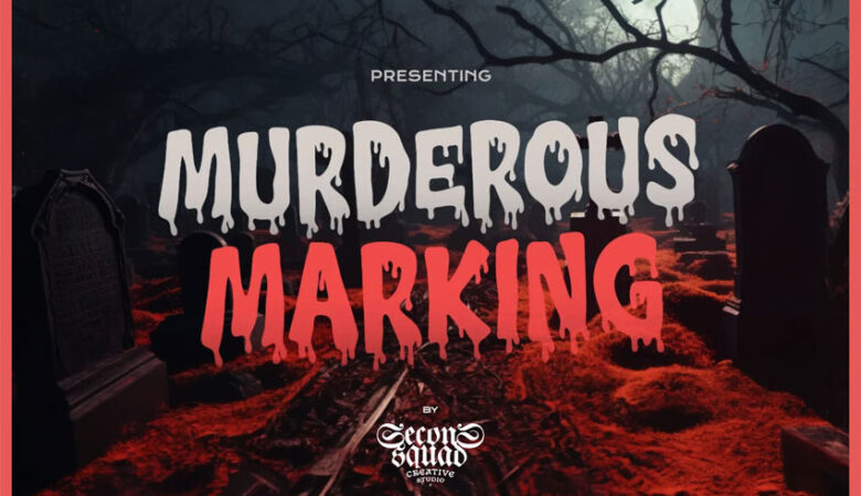 Murderous Marking Font
