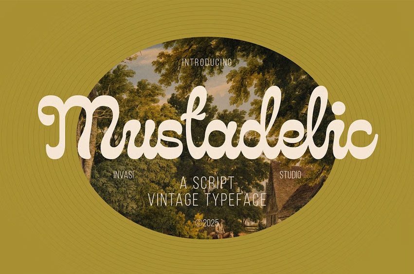 Mustadelic Font